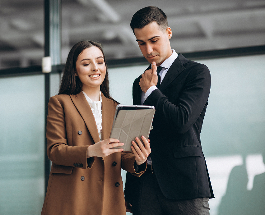 Thoughtful looking people