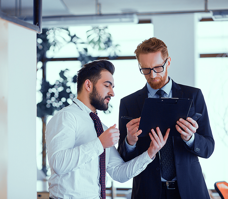 Looking at something on screen